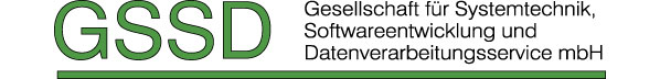 Logo von GSSD Gesellschaft für Systemtechnik Softwareentwicklung und Datenverarbeitungsservice mbH
